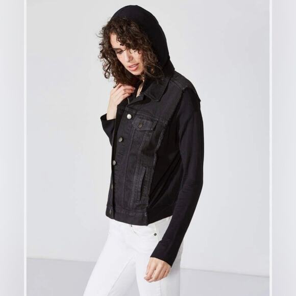 Bailey 44 “Janis” Olive Hooded Jacket, Minimalist, Coastal, weekend, beach, XS/S - Picture 3 of 14